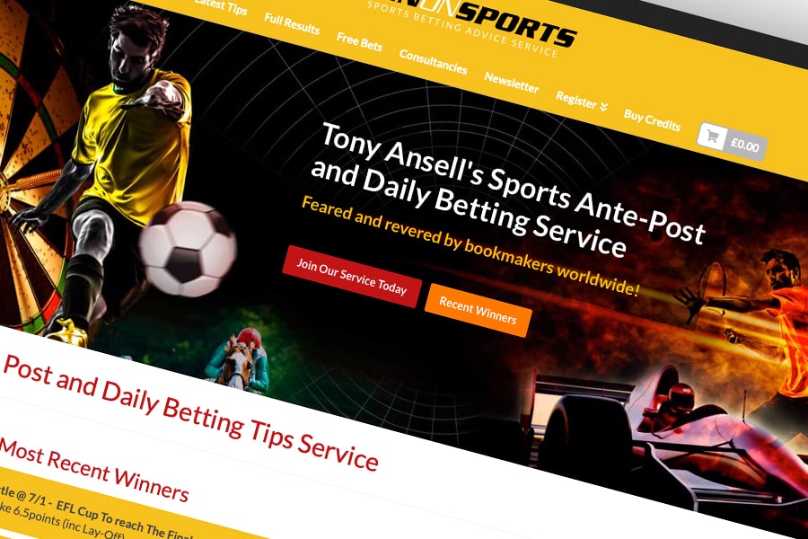 Sports Betting Website Design